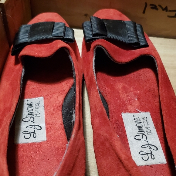 L.J. Simone Vintage Suede Heels - Picture 9 of 11